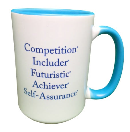 "Paint Me Blue" Strengths Mug